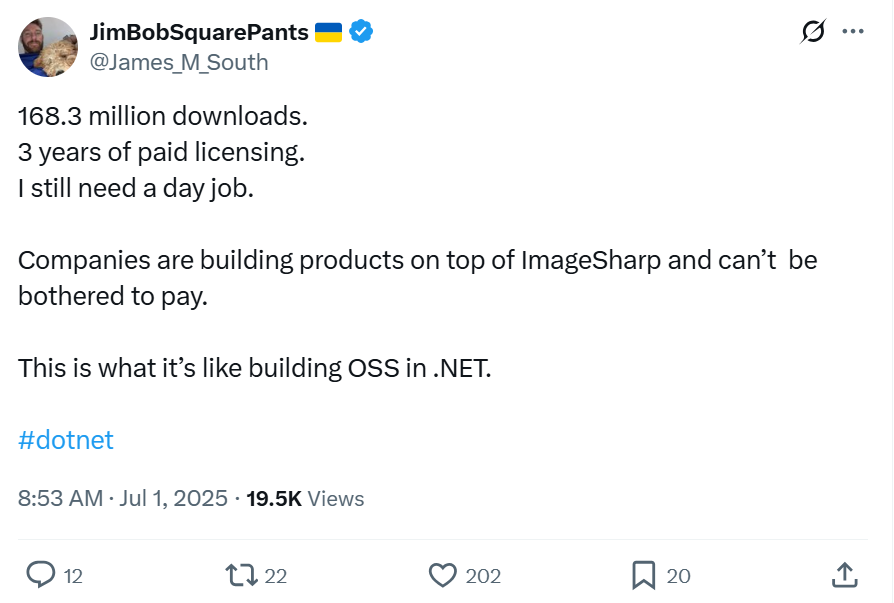 James M South tweet